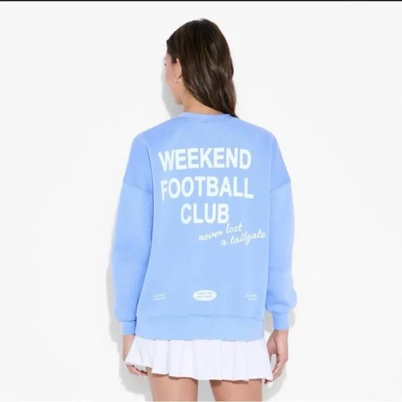 Wild Fable Sky Blue Crewneck Sweatshirt - Picture 2 of 5